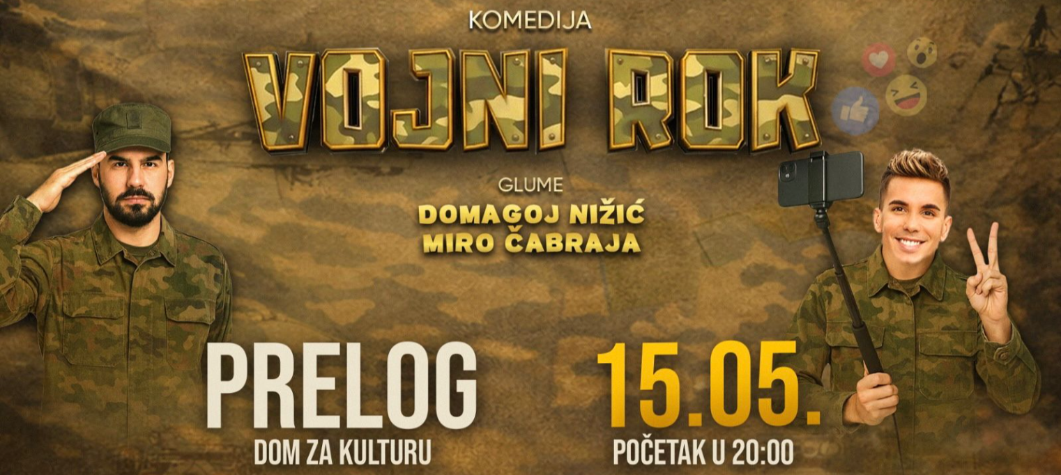 HIT PREDSTAVA: "Vojni rok" - Komedija