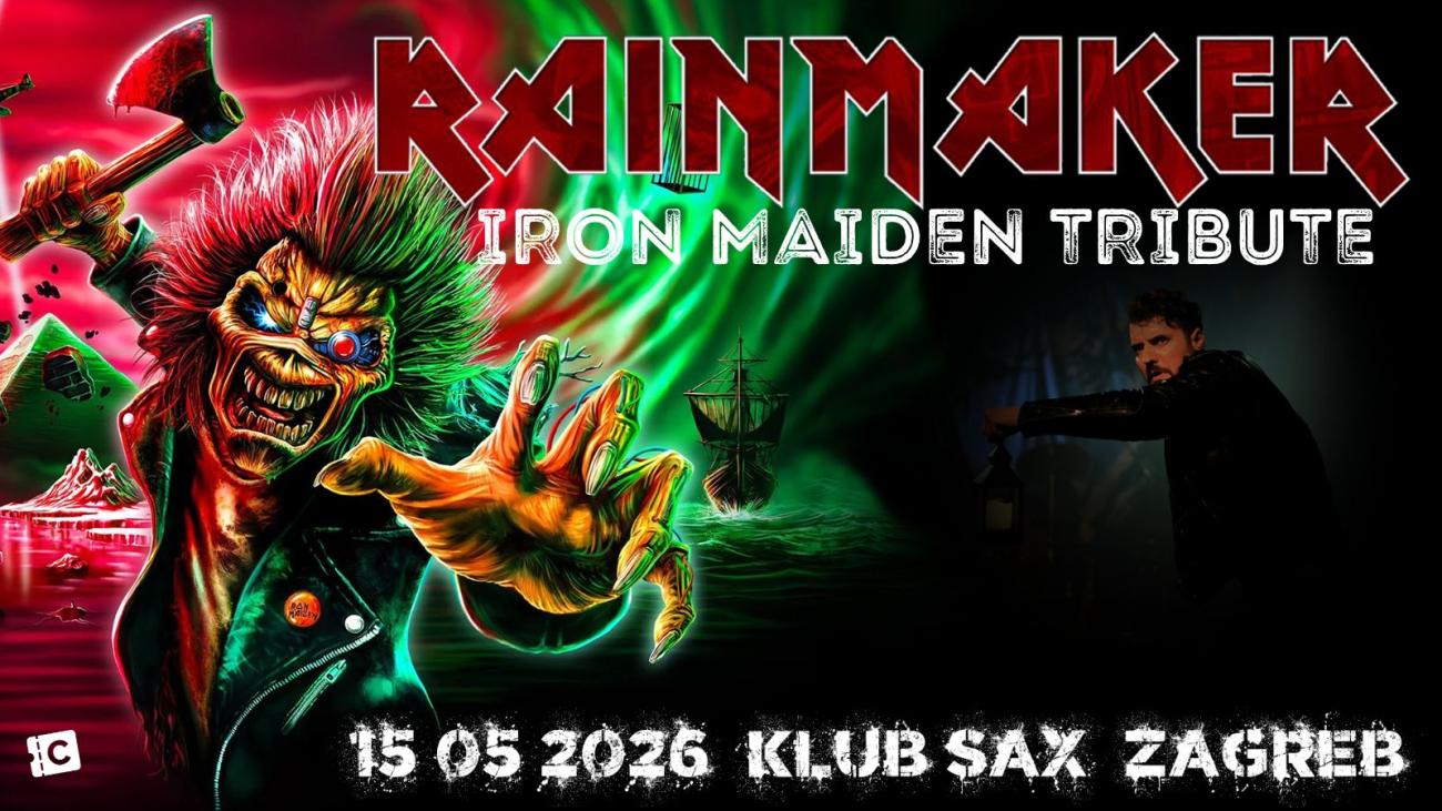 RAINMAKER - IRON MAIDEN TRIBUTE @ KLUB SAX! ZAGREB